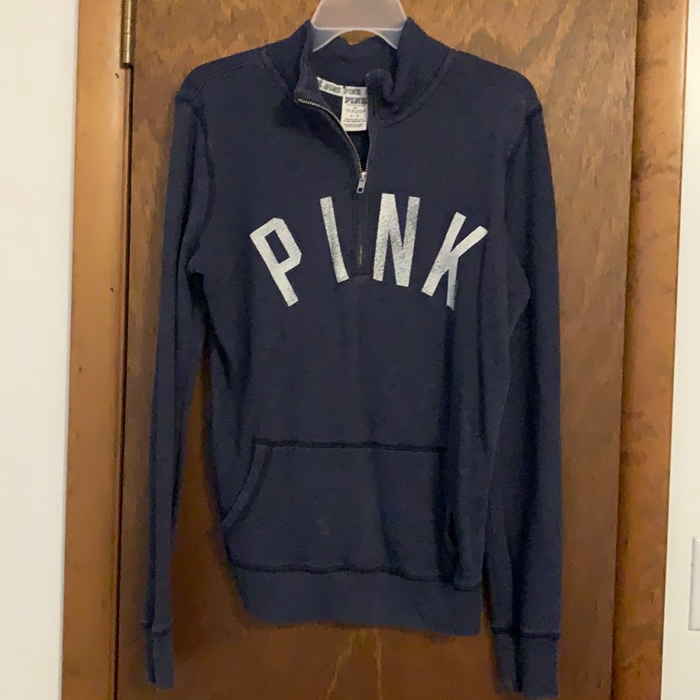 Navy 1/2 zip pullover